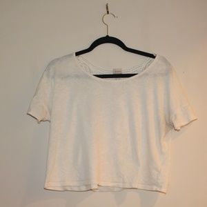 Target Crop Top with Detailed Back